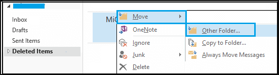 move to other folder