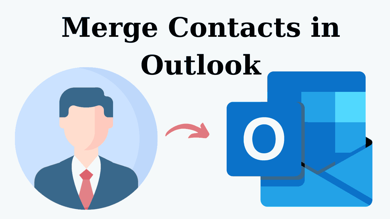 Объединить контакты в Outlook
