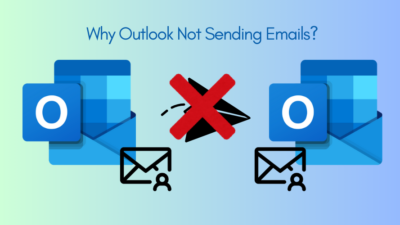 why Outlook not sending emails