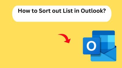 how to sort out list in outlook