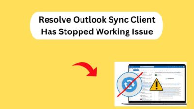 Resolve Outlook Sync Client Has Stopped Working Issue