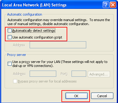 configuration settings