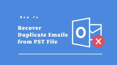 how to recover duplicate emails from pst file