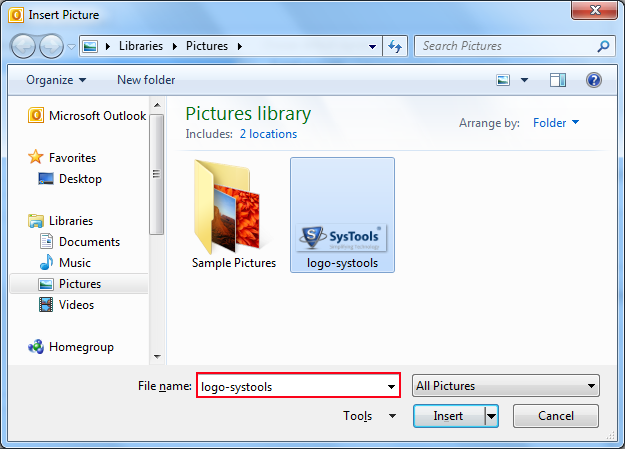 how to add hyperlink to picture in email signature outlook