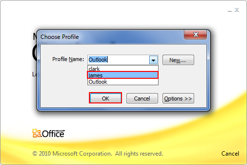 how to edit outlook identity