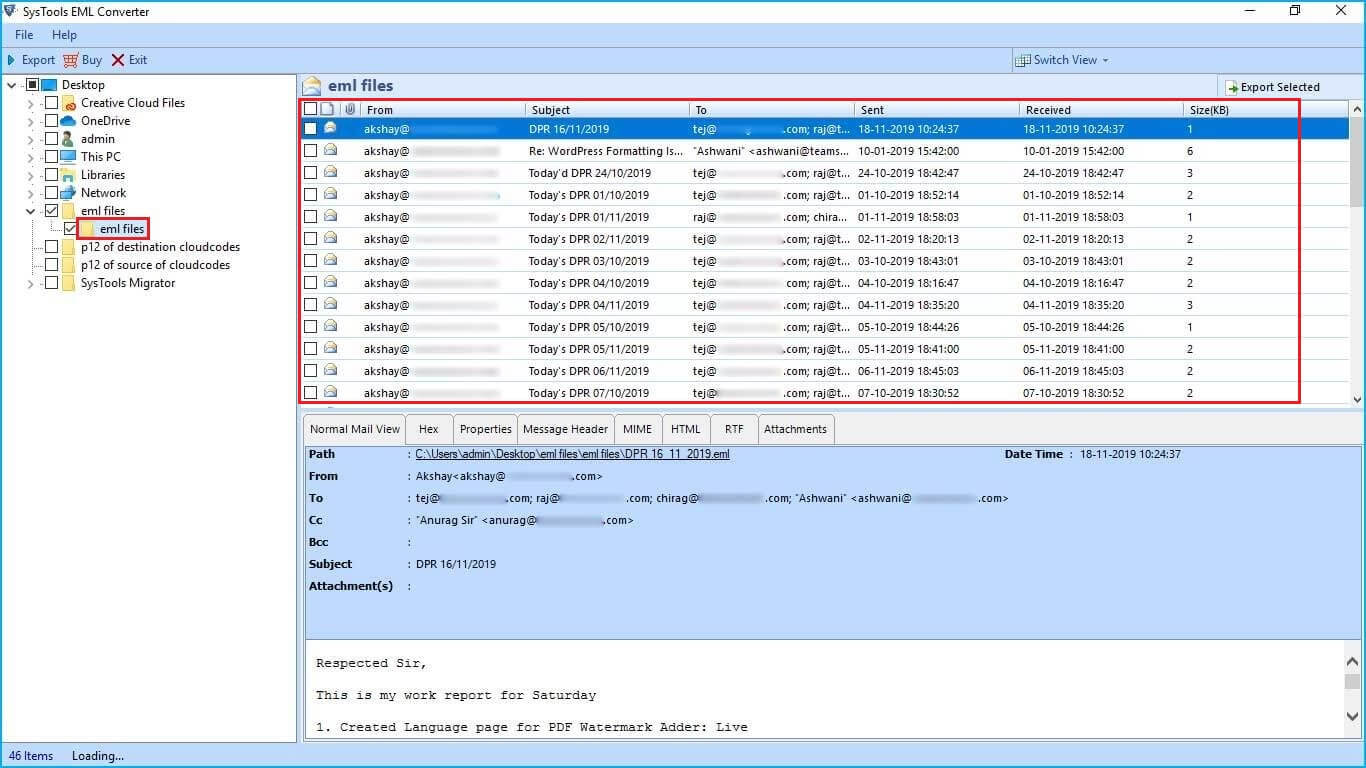 EML Converter