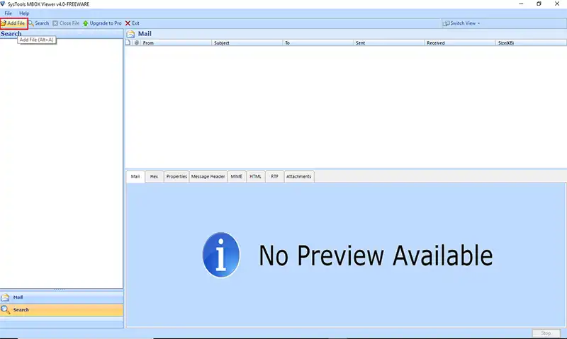 MBOX File Viewer Tool