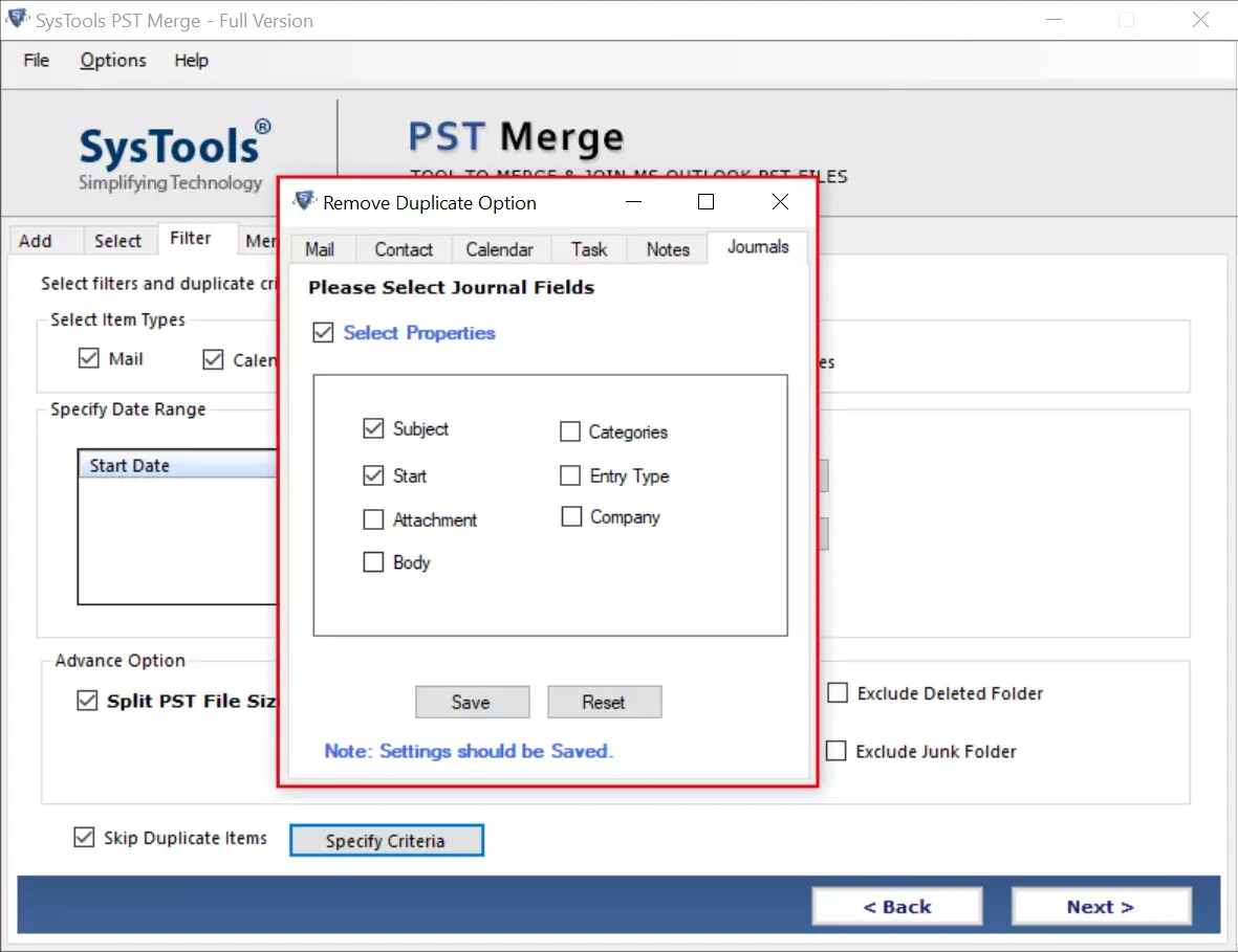 Merge multiple PST files