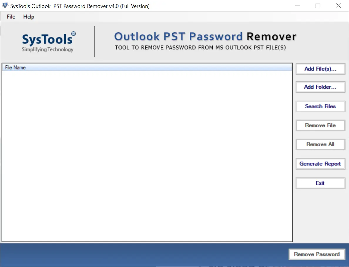 PST password Recovery