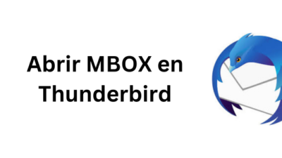 Abrir MBOX en Thunderbird