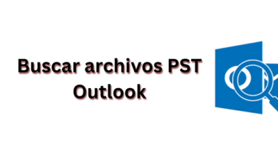 Buscar archivos PST Outlook