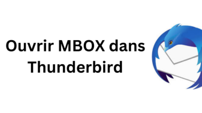 Ouvrir MBOX dans Thunderbird